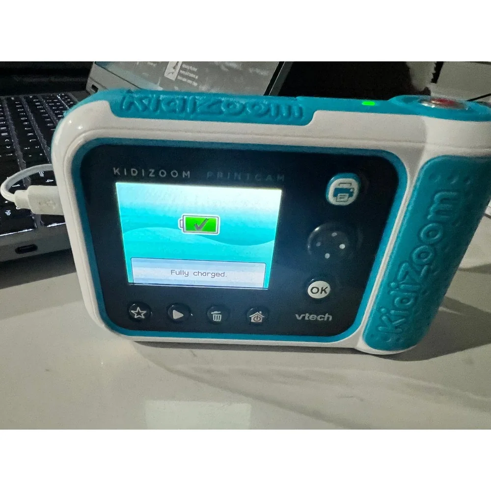 VTech KidiZoom PrintCam Blue Digital Camera and Video Recorder with Printer